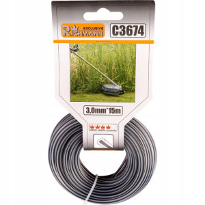 Żyłka Do Kosy Podkaszarki Okrągła 3,0mm 15m