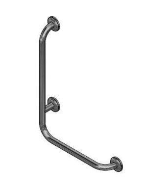 Poręcz kątowa prawa MAKOLUX 50/70cm MAT