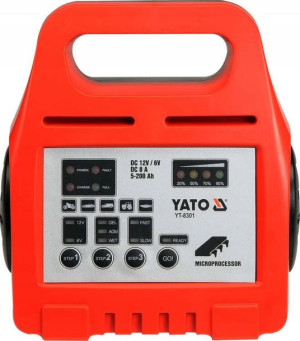 Yato Prostownik Elektroniczny 6/12v 200ah Yt-8301