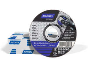 Tarcze Do Cięcia Metalu 115x2,5x22,2mm Norton 25sz