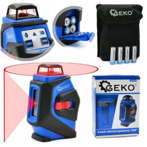 Poziomica Laserowa Laser Krzyżowy 360 St + Etui