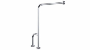 Poręcz ściana podłoga prawa 75/80cm Ø 32mm