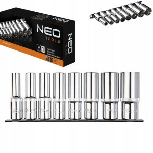 Neo Nasadki Spline Długie 1/2'' 8szt 08-650 Zestaw