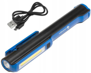 HOGERT LAMPKA LATARKA inspekcyjna 2x3W kabel USB