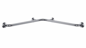 Poręcz kątowa pozioma prysznicowa 75/75cm Ø 32mm