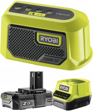 Ryobi Głośniki Rbtm18 Mini Głośnik Bluetooth +2ah