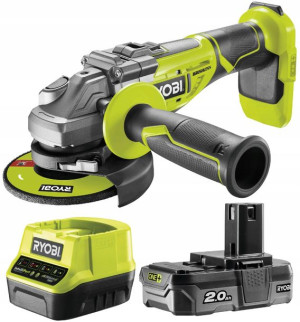 Ryobi R18ag7 Szlifierka Kątowa Bezszczotkowa + 2ah