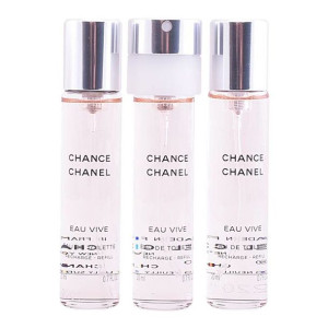 Chanel Chance Eau Vive 3x20ml woda toaletowa wkłady + atomizer