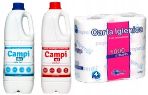 Płyny Do Toalet Turystycznych Campi 2x2l + Papier