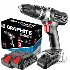 Graphite Zestaw Wkrętarka Z Udarem 18v 2x2,0ah
