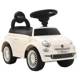 Samochód jeździk Fiat 500, biały