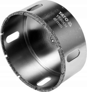 Wiertło Diamentowe Do Gresu Szkła Otwornica 80 Mm