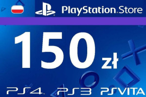 Playstation 150zł Store do PSN PS3, PS4, PS5, PSP