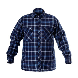 Koszula flanelowa ociep., granat-nieb., "xl", ce, lahti