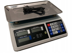 Waga szalkowa sklepowa elektroniczna  40KG/2g