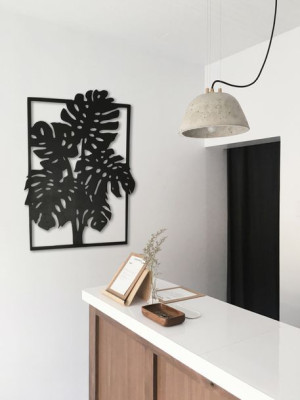 Dekoracja ścienna – Ażurowy dekor Liść Monstera