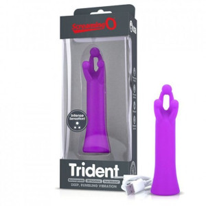 Wibrator - The Screaming O Trident Vibrator Purple
