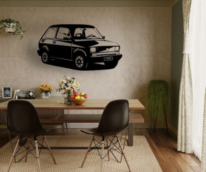 Dekoracja ścienna FIAT 126P MALUCH