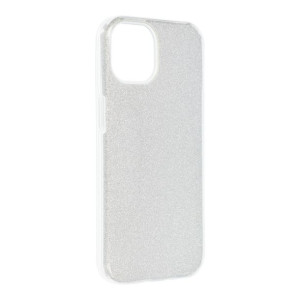 Futerał Forcell SHINING do IPHONE 13 srebrny