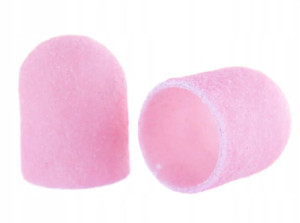 Kapturek ścierny pedicure ABS PODO 13mm #180 róż