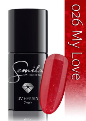 Semilac 026 My Love 7ml kolorowy lakier hybrydowy