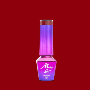 Molly Lac 09 Glamour Women Red Lips lakier hybrydowy 5ml