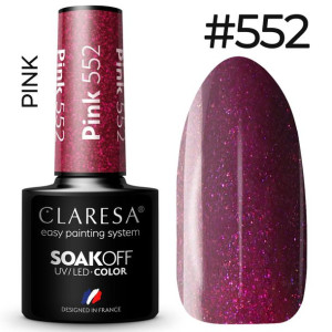 Claresa Lakier hybrydowy PINK 552 5g