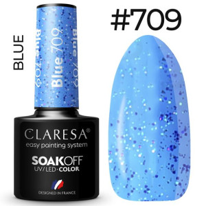 Claresa Lakier hybrydowy BLUE 709 5g