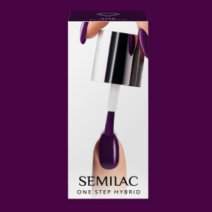Semilac S780 One Step Hybrid Plum Wine 5ml lakier hybrydowy 3w1