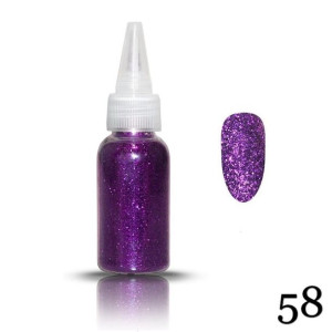 58. Diamond Glitter LUX 20g - pyłek mieniący się efekt - brokat do zdobień