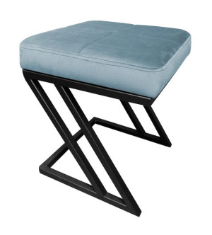 Pufa ZETA LOFT ławka taboret podnóżek metal BL06
