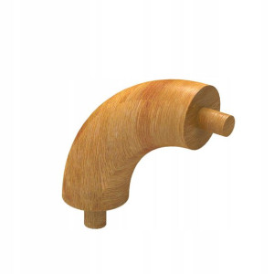 Kolanko Do Poręczy Balustrady Drewniane Dębowe 90°