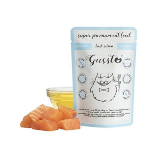 Gussto Fresh Salmon 85g - świeży łosoś saszetka