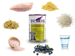 Dr. Berg Pro-SCHONKOST 400g dla psa  - trzustka, wątroba, żołądek
