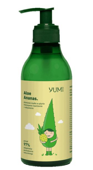 YUMI Aloesowe mydło do rąk ANANAS 300ml