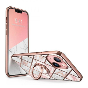 Oryginalne Etui IPHONE 13 SupCase IBLSN Cosmo Snap Marmur różowe