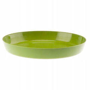 PODSTAWKA 13 cm Cristal pod doniczkę ZIELONA