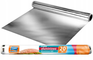 FOLIA ALUMINIOWA srebrny ROLKA 20 M x 29 cm