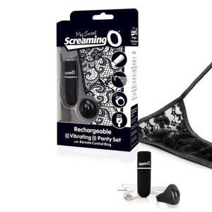 Wibrujące majteczki - The Screaming O Charged Remote Control Panty Vibe Bla