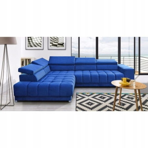Duży Narożnik Pikowany Sofa Kanapa Trento