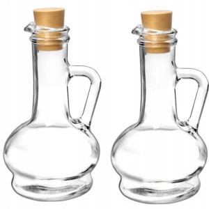 ZESTAW BUTELKA OLIVIA 2x260 ml ocet oliwa PASABAHC