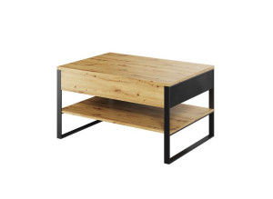 Stolik Kawowy Ława Mono Dąb Evoke/czarny 100cm