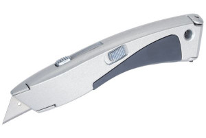 Nóż Wysuwane Ostrze Trapezowe Aluminium Wolfcraft