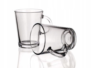 SZKLANKA KUBEK 2x 400 ml NA kawa herbatę PASABAHCE