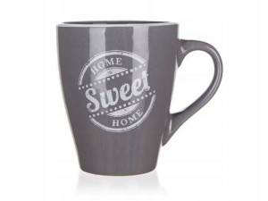 Ceramiczny Szary Kubek 310 Ml Home