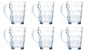 SZKLANKA KUBEK z uchem 6 x 320 ml DIAMOND LUMINARC
