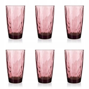 SZKLANKA WYSOKA zestaw 6 x 470 ml PULSAR diamond