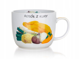 KUBEK miska na zupę DO ZUPY ROSÓŁ 730 ml