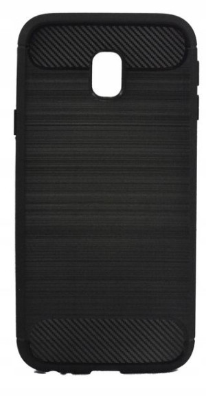 Etui Carbon Case Samsung J3 2017 J330 czarny szkło