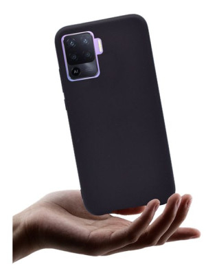 Etui Case czarne matowe Black do Oppo Reno 5 Lite